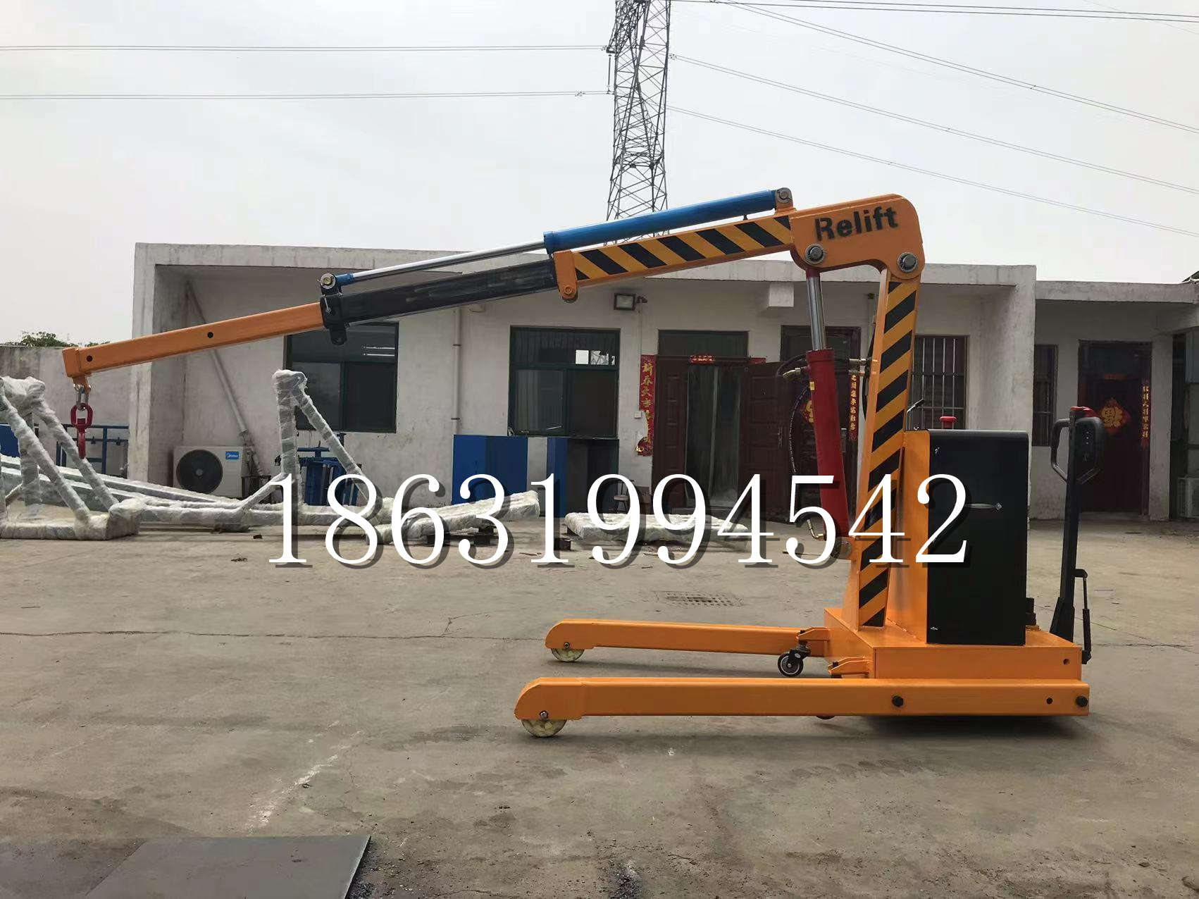 七美乡久征定做3吨三轮随车吊 农用园林绿化移树吊 平板工程用小吊机